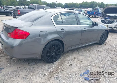 2013 Infiniti G37X z USA, uszkodzony, nr VIN JN1CV6AR3DM759306